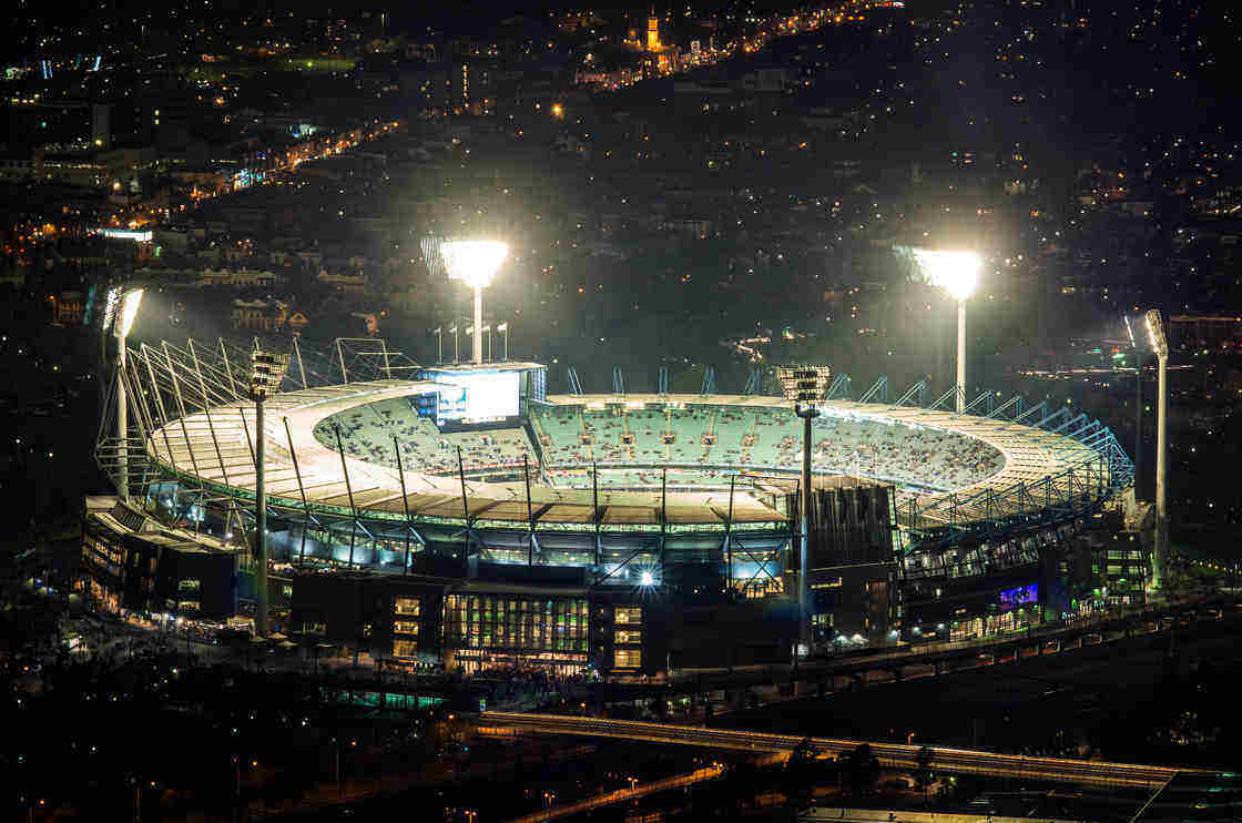 Melbourne Cricket Ground MCG Australia Ariel view