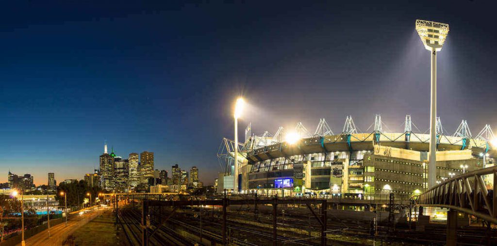 Melbourne Cricket Ground MCG Austrlaia Night View