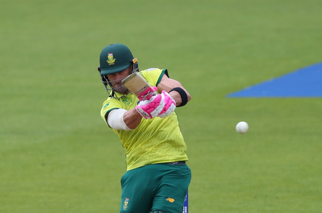 Faf du Plessis batting for South Africa