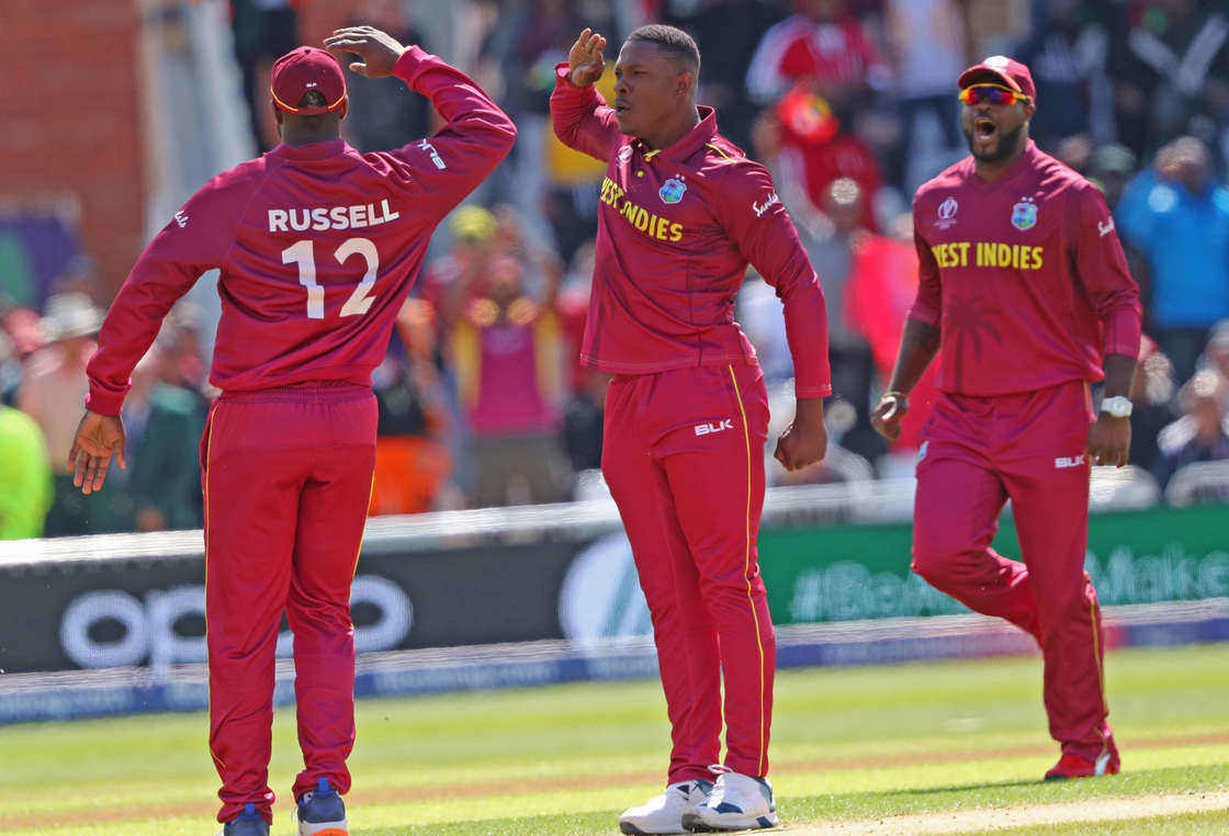 Sheldon Cottrell Andre Russell West Indies