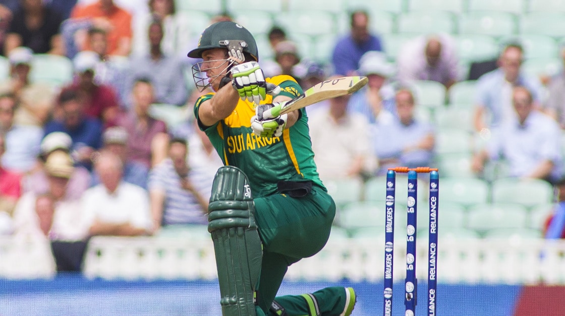 AB de Villiers batting for South Africa