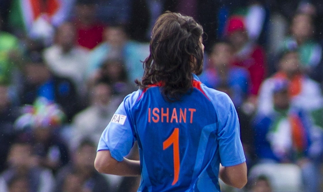 Ishant Sharma playing for India