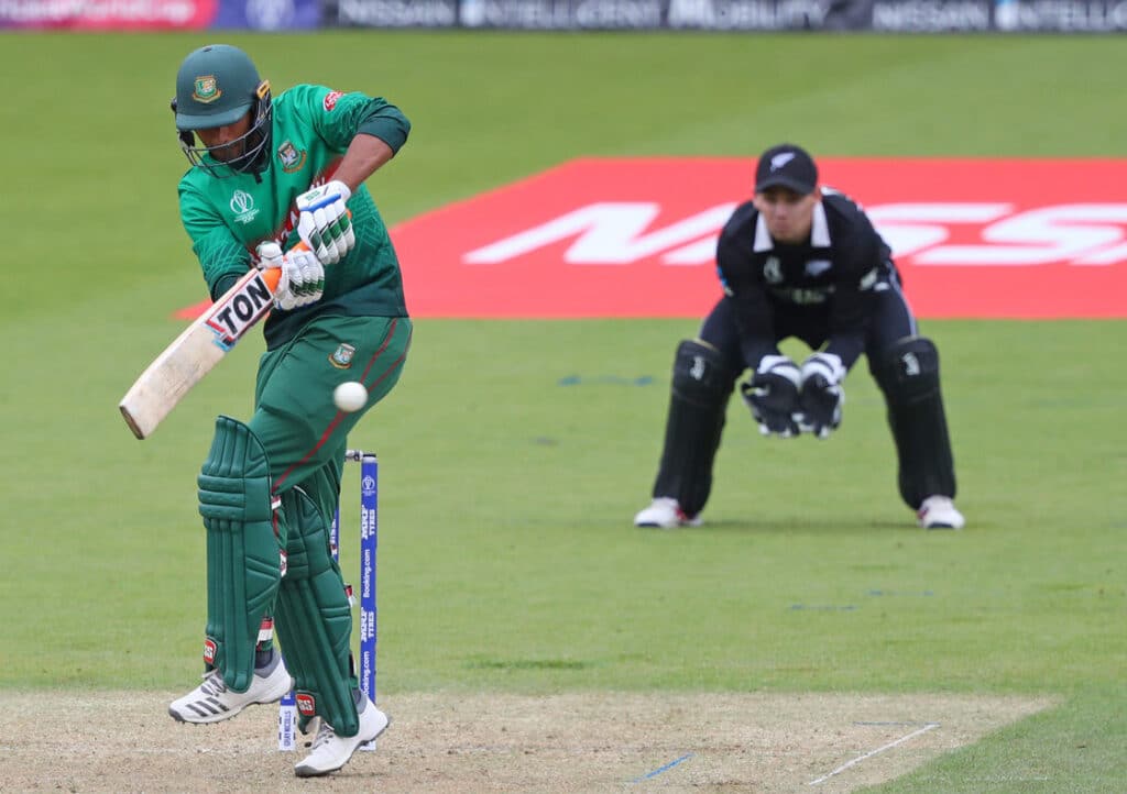 Mahmudullah batting for Bangladesh