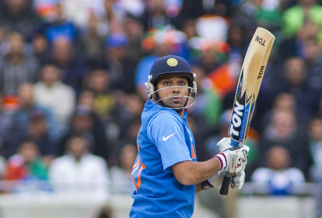 Rohit Sharma in action for India
