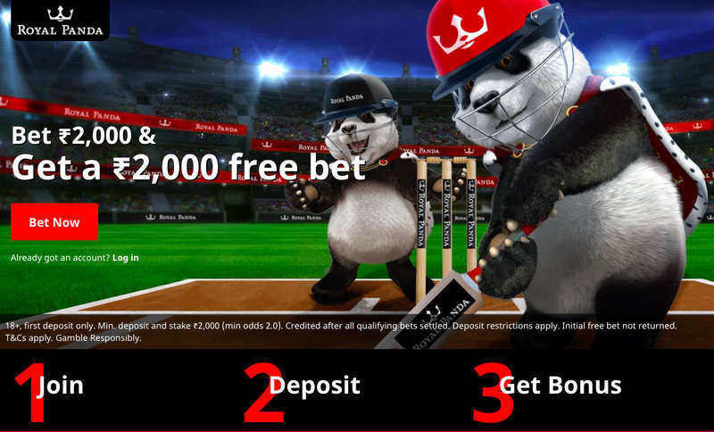 Royal Panda Welcome Offer India