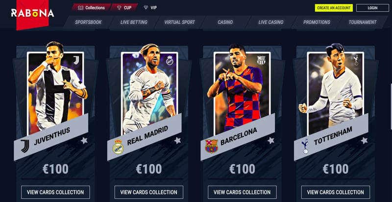 Rabona India Card Collector Promotion